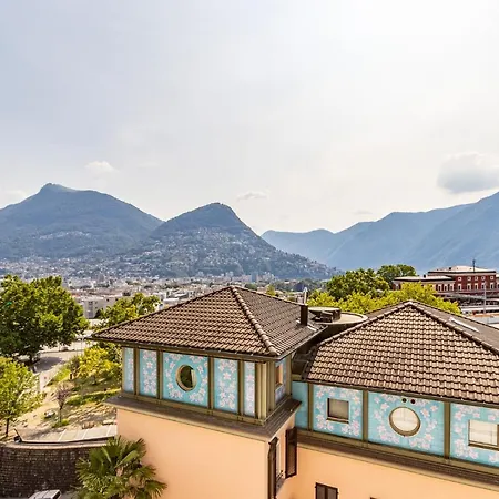 Belvedere Walking Distance From Train Station Apartmán Lugano